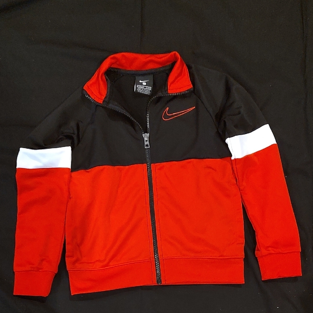 Nike Kids Red and Black Jacket